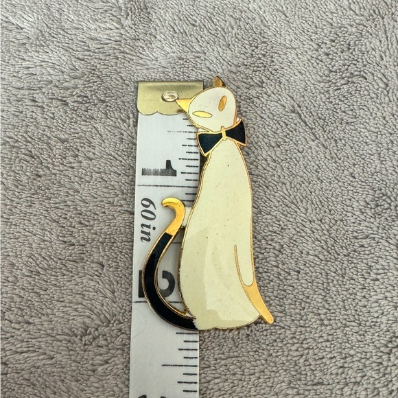 Vintage Cat Brooch - Picture 3 of 4